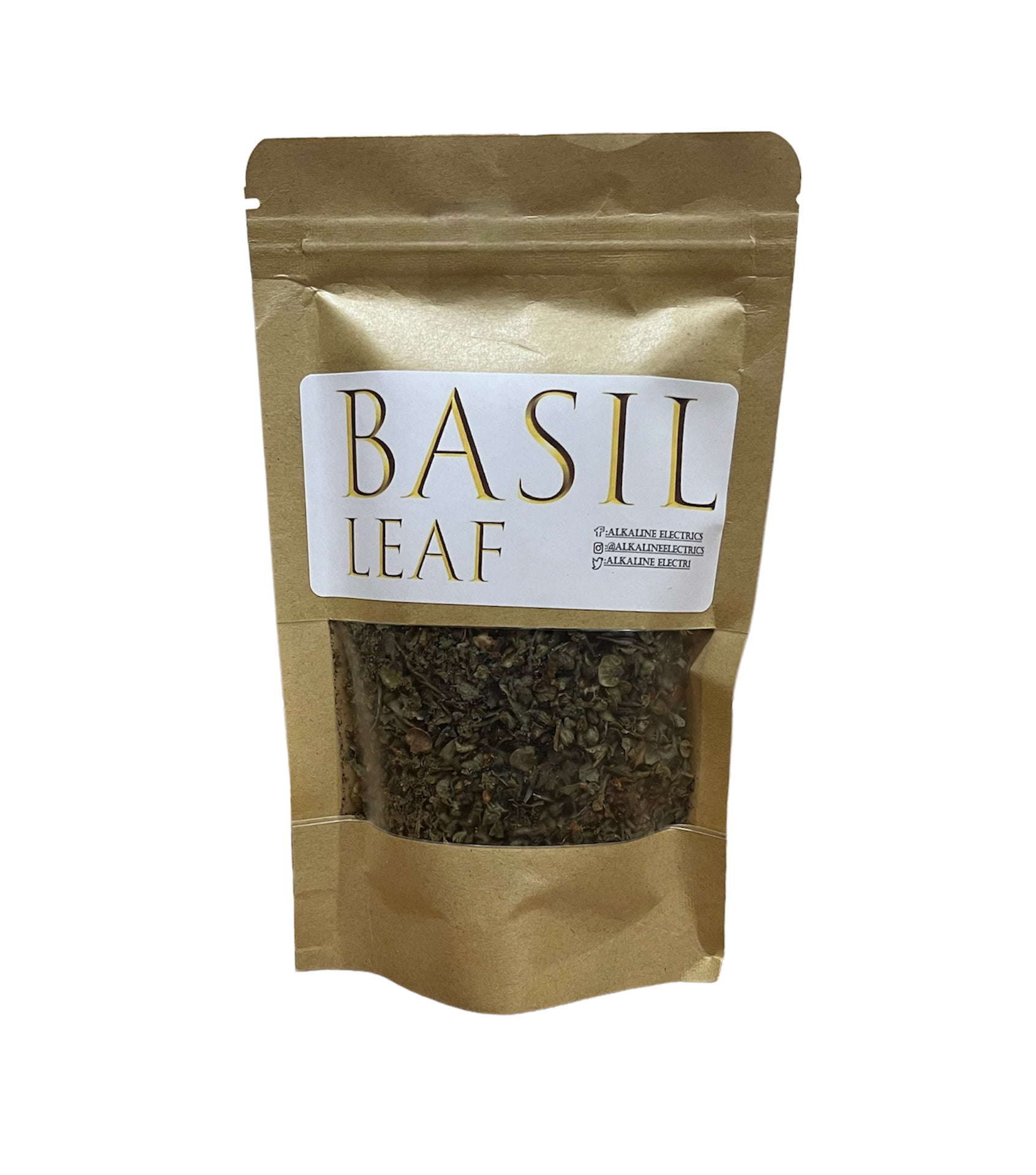 Basil Leaf Organic 1 oz Alkaline Electrics